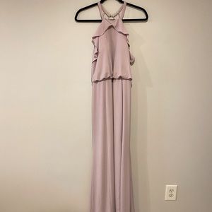 Pale pink gown